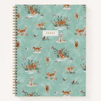 CARNET AQUA TOILETTE GOLDEN RETRIEVER