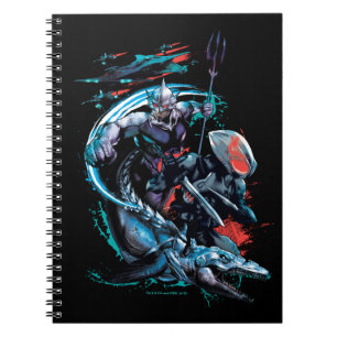 Carnet Aquaman Orm, Manta Noir, Tylosaur, & Ships