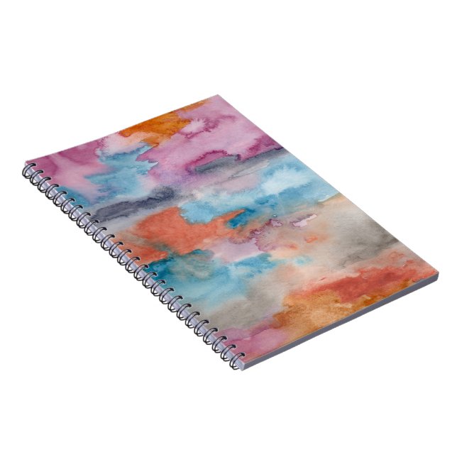Carnet Aquarelle abstraite moderne  (Côté Droit)