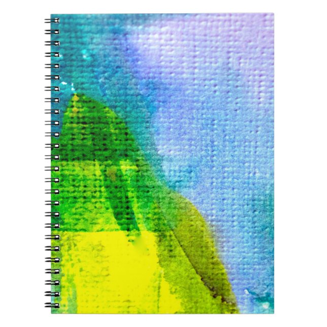 Carnet aquarelle Abstraite peinte fond abstrait, acr (Devant)