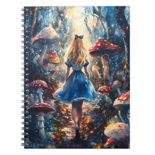 Carnet Aquarelle Alice au pays des merveilles