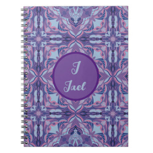 Carnet Aquarelle Azulejo Violet Espagnol