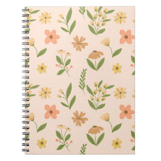 Carnet Aquarelle botanique colorée dessinée à la main san
