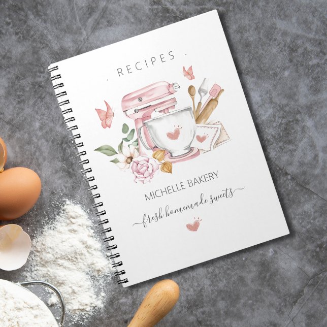 Carnet Aquarelle Boulangerie mixer Recettes (Créateur téléchargé)