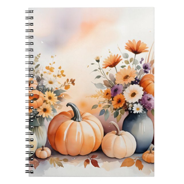 Carnet Aquarelle célébrant la chute (Devant)