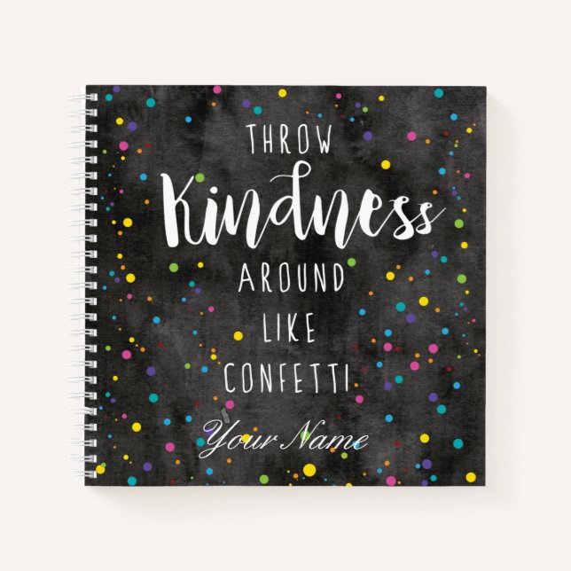 Carnet Aquarelle Confetti (Devant)