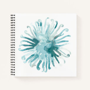 Carnet Aquarelle Corail - Bleu 2