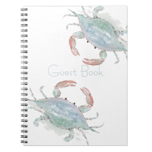 Carnet Aquarelle Crabe côtier