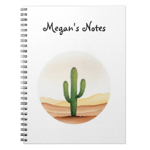Carnet aquarelle de Cactus