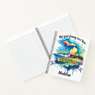 Carnet Aquarelle de la beauté du Michigan