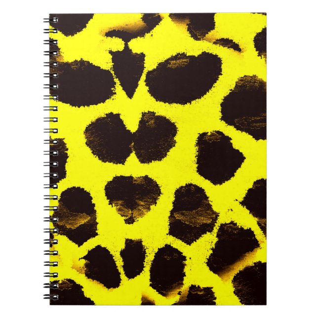 Carnet Aquarelle de Poster de animal Abstrait Leopard (Devant)