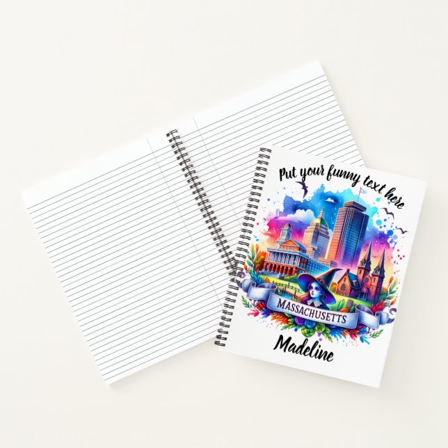 Carnet Aquarelle du Massachusetts (Intérieur)