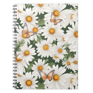 Carnet Aquarelle et papillons monarques