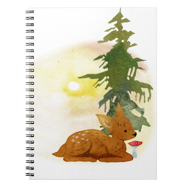 Carnet Aquarelle Faon (Devant)