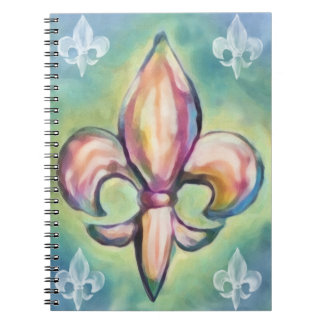 Carnet Aquarelle Fleur de Lis