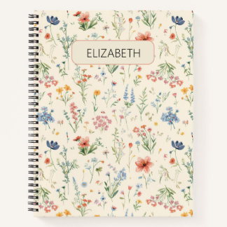 Carnet aquarelle Fleurs de jardin Fleur sauvage Prairie p