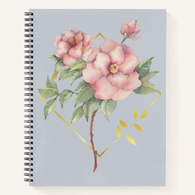 Carnet Aquarelle Florale (Devant)
