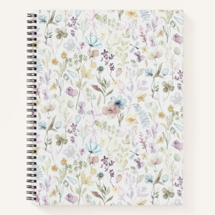 Carnet Aquarelle florale printorale