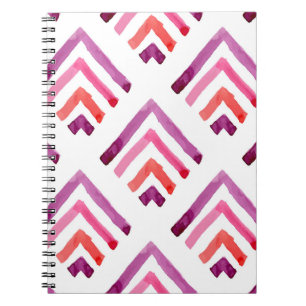 Carnet Aquarelle géométrique Motif Abstrait sans couture