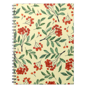 Carnet Aquarelle jaune Rowan Motif sans couture