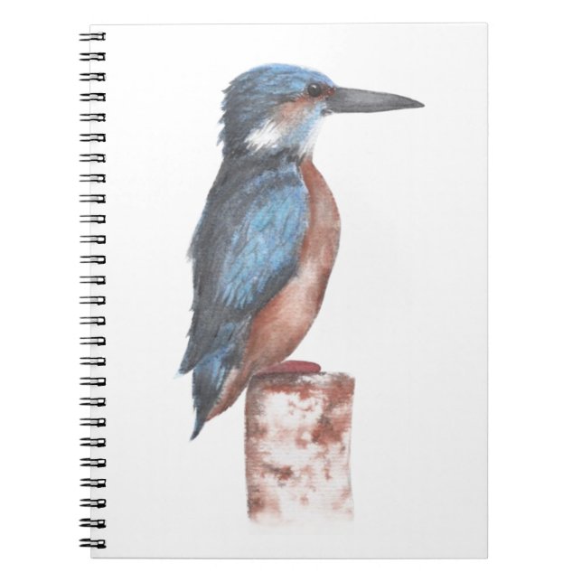 Carnet Aquarelle Kingfisher (Devant)