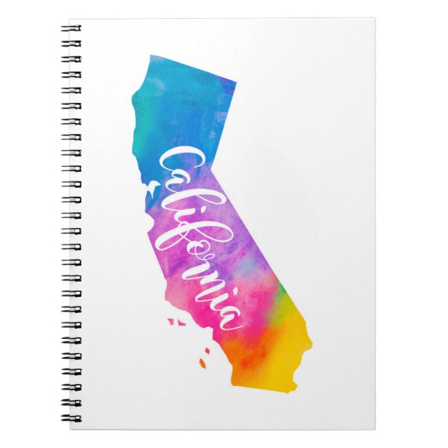 Carnet Aquarelle la Californie (Devant)