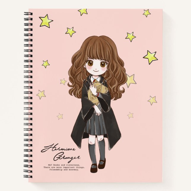 Carnet Aquarelle magique Hermione Granger (Devant)