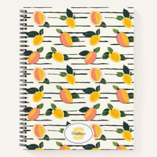 Carnet Aquarelle Mango Motif avec Feuilles verts (2)