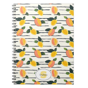 Carnet Aquarelle Mango Motif avec Feuilles verts (2)