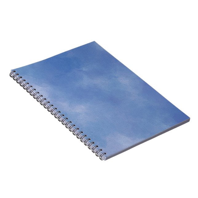 Carnet Aquarelle Motif bleu Vista (Côté Droit)