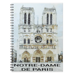 Carnet Aquarelle Notre-Dame de Paris