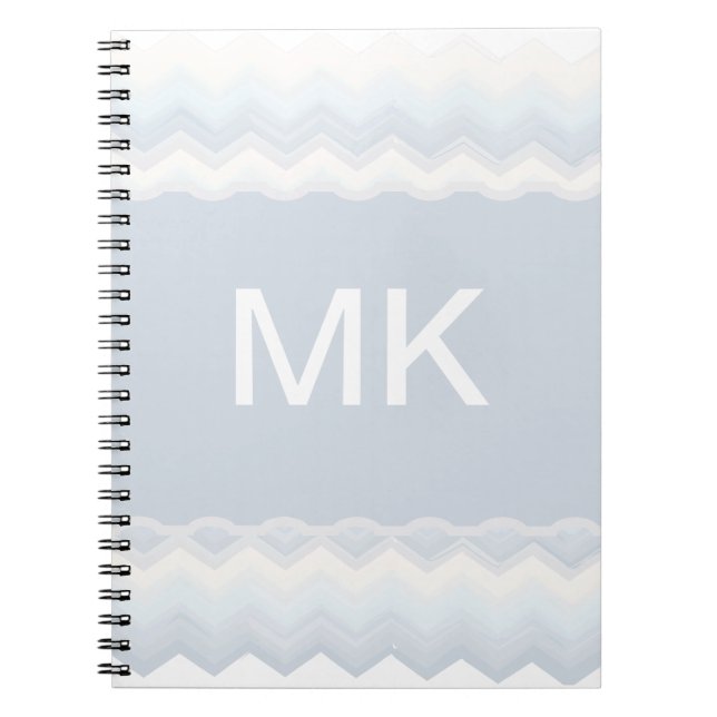 Carnet Aquarelle Ocean Shades Chevron (Devant)