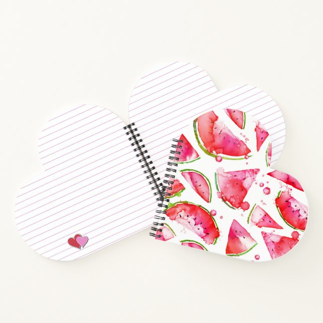 Carnet Aquarelle pastèque 1 (Intérieur)