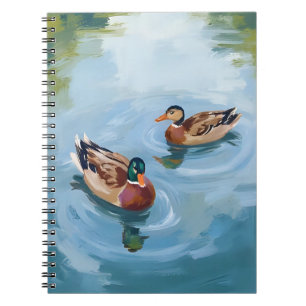 Carnet Aquarelle Peinte de l'Étang aux Canards