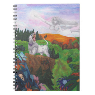 Carnet Aquarelle Peinture Imaginaire Paysage Déesse Amour