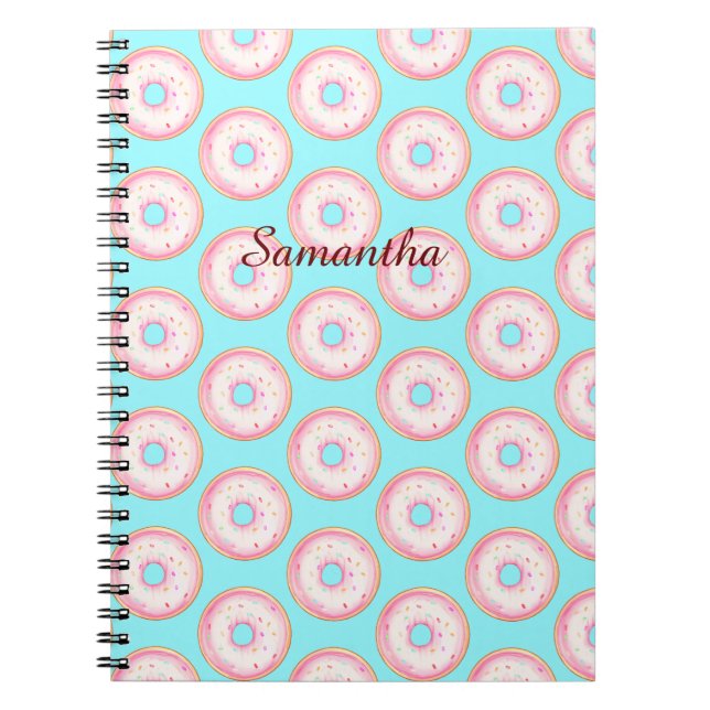 Carnet Aquarelle Pink Glazed Sprinkts (Devant)