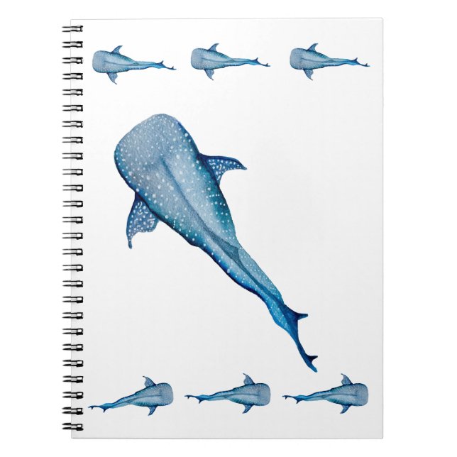 Carnet Aquarelle requin (Devant)