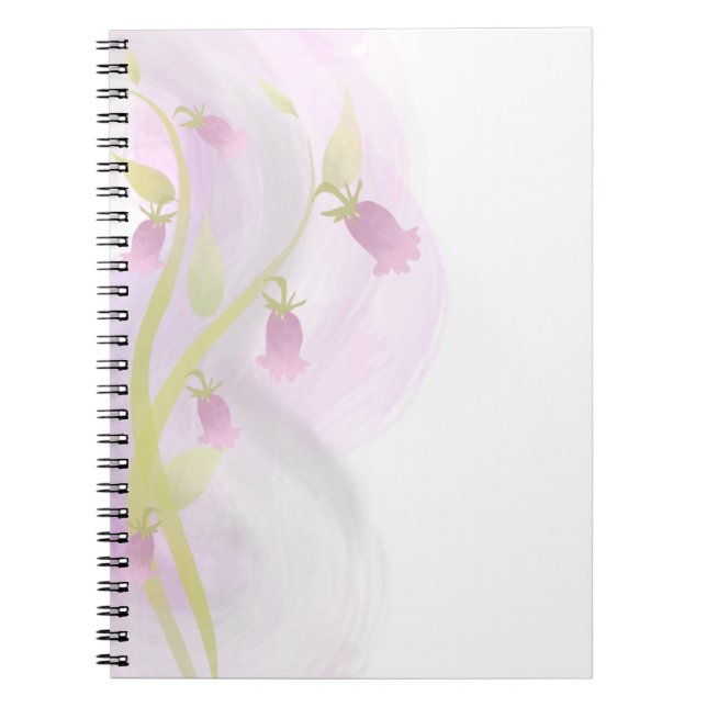 Carnet Aquarelle rose pâle (Devant)