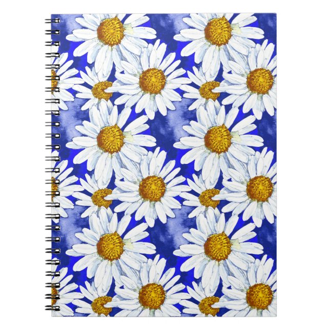 Carnet Aquarelle sur Denim Blue (Devant)