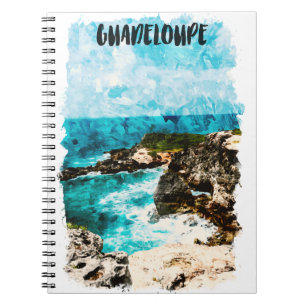 Carnet Aquarelle tropicale Guadeloupe Caraïbes