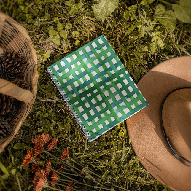 Carnet Aquarelle - vert (Créateur téléchargé)