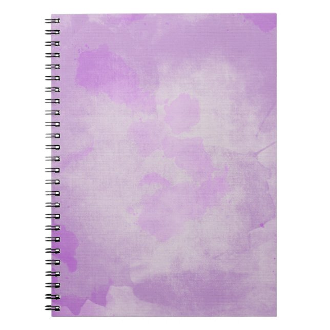 Carnet Aquarelle violet (Devant)
