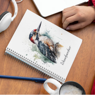 Carnet Aquarelle Woodland Pic, coutume