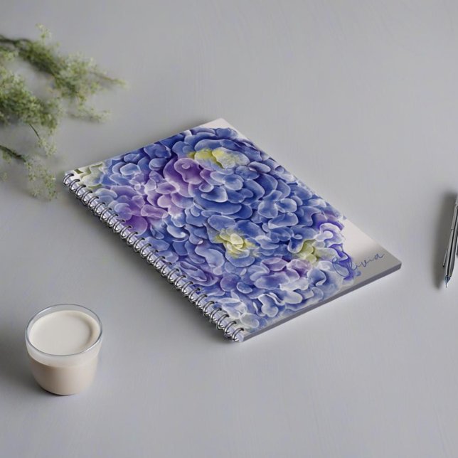 Carnet Aquarelles avec nom (Créateur téléchargé)