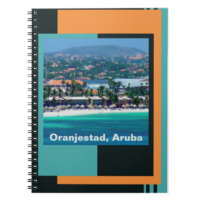 Carnet Aquarelles d'Oranjestad, Aruba (Devant)