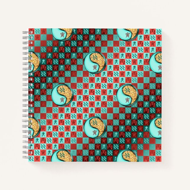 Carnet Aquarius & Fire Tiger (Devant)