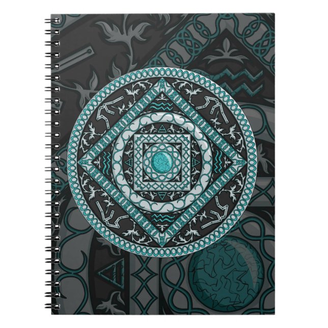 Carnet Aquarius Mandala (Devant)