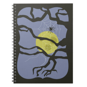 Carnet Araignée d'Halloween éffrayante