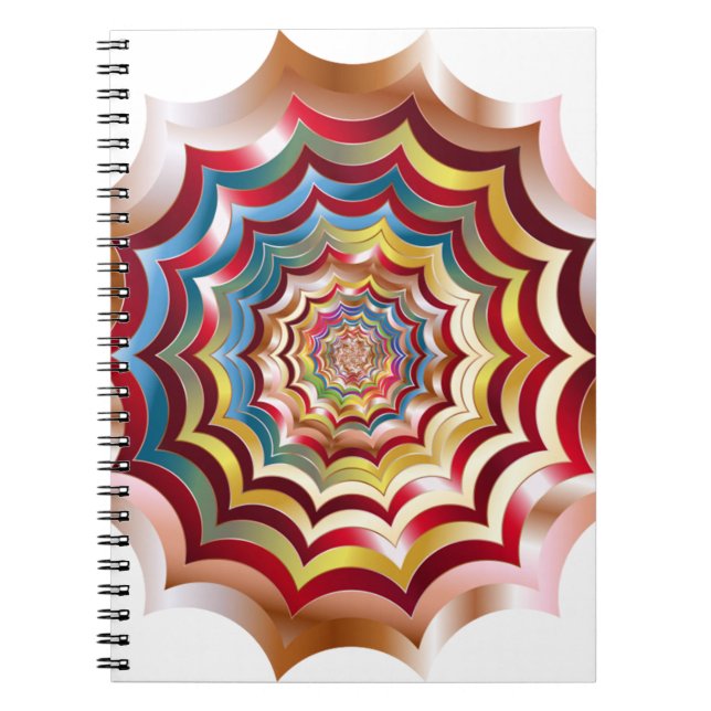 Carnet araignée web hypnotique revitalisé (Devant)