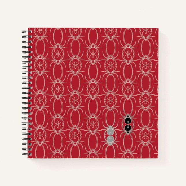 Carnet Araignées - Sang Rouge et Os Blanc (Devant)